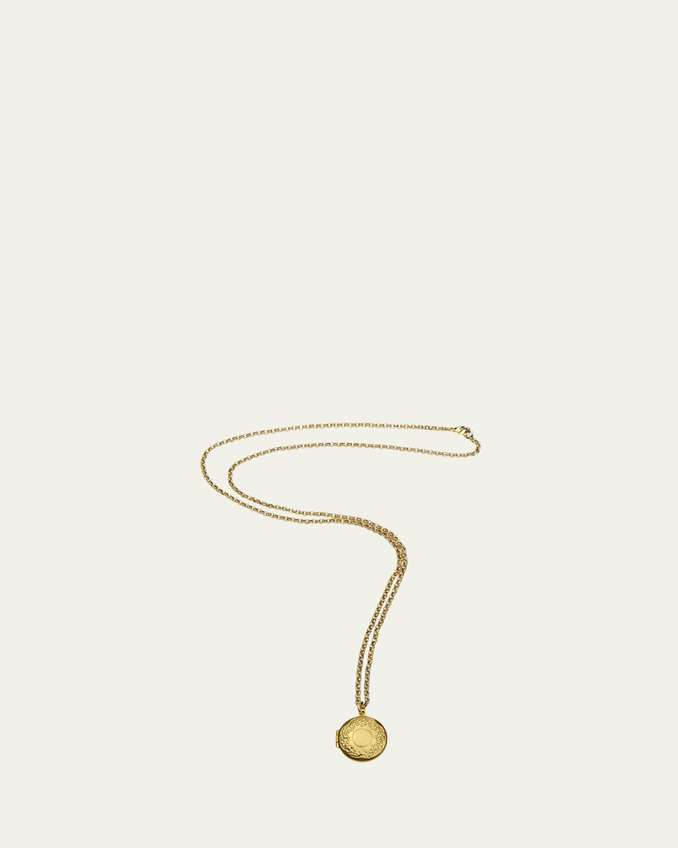Round Locket Necklace